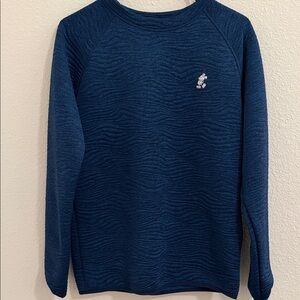 Nike Disney Navy Blue Sweater with Embroidered Mickey Mouse Logo